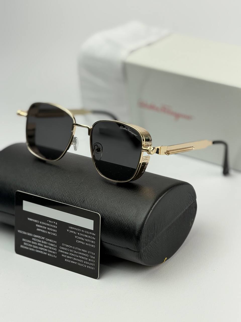 عینک آفتابی خفن برند Salvatore Ferragamo_مناسب استایل اسپرت