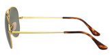 عینک آفتابی اورجینال ریبن Ray-Ban RB 3689 Aviator Metal II 9064/S2 مدل خلبانی (Aviator) با فریم فلزی مقاوم و نشکن عدسی شیشه مناسب خانم و اقا